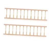 Toddmomy 2 Piezas Pasamanos De Madera Muñeca De Decoración Airads Dollhouse Rail Manual De Casa De Muñecas Muebles Mini Casa De Muñecas Casa De Muñecas De Miniaturas De Navidad Marrón