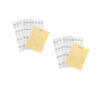 Toddmomy 2 Piezas Pegatinas Piano para Principiantes Calcomanías de Notas y Resistente Desgaste Instalación Residuos para Teclados Electrónicos y Acústicos