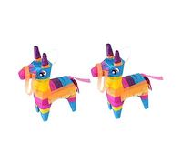 Toddmomy 2 piezas Piñata de Cumpleaños de Decoración de Fiesta con Forma de Alpaca Llena de para Celebraciones de Cinco de Mayo y Fiestas de Cumpleaños
