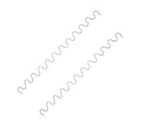 Toddmomy 2 Piezas Resortes de Repuesto para Sofá, Resortes Serpentinos de Metal, Plata, Estructura Serpentina, Soporte Firme del Asiento, para Couch y Chair, Kit de Reparación