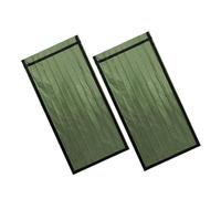 Toddmomy 2 Piezas Saco Emergencia Adultos PE Aluminio Bolsa Camping Termoaislante con Cuerda para Senderismo Mantiene y Seco