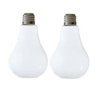 Toddmomy 2 Piezas Vasijas de Forma de Bombilla para Plantas Hidropónicas de Contenedores Colgantes para Terrario Decoración de Oficina Jardinería Interiores