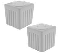 Toddmomy 2 Protectores de Esquinas para Ventanas: Funda de Silicona anticolisión para Bordes de Muebles, para Seguridad de bebés, para escritorios de Oficina en casa, Color Gris.