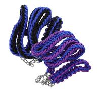 Toddmomy 2 Uds Cable De Amarre para Perros Correa De Nailon para Masticar Cable De Seguridad para Perros Correa De Entrenamiento Cable De Corredor para Perros Correa para Caminar para