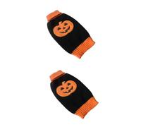 Toddmomy 2 Uds Suéter para Mascotas Ropa con Patrón De Calabaza Pequeño Perro Pequeño Suéter De Cuello Alto Tejido para Perros Suéter para Cachorros