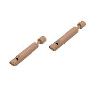 Toddmomy 2 unidades de flauta dulce de madera Push Pull Flaute DIY Instrumento musical promoción temprana promoción educativa para niñas niños