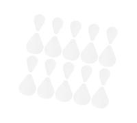 Toddmomy 20 piezas Almohadillas de Silicona Autoadhesivas para para de Cojines Antideslizantes Transparentes para Accesorios de Instrumentos de Viento