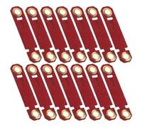 Toddmomy 20 Piezas Anillo para Pata de Loro Anillo de Colores para Pájaros Accesorio para Entrenamiento de Loros para Pájaros Pequeños Úselo para Identificar Aves Jaulas o Parques