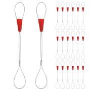 Toddmomy 20 Piezas Extractor de Cables Manual Diseño Ergonómico para Gestión de Cables de Acero y Plástico en Mantenimiento Diario y Proyectos Grandes