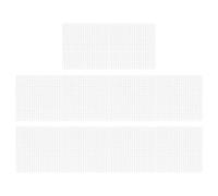 Toddmomy 20 Piezas Lámina de Malla de Plástico para Punto de Cruz, Láminas de Lona de Malla, Blanco, Cuadrada, Recortable, para Bolsos y Marcapáginas, Manualidades de Bordado