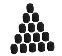 Toddmomy 20piezas Algodón Anti-spray de Fundas de Esponja para Micrófonos de Solapa Protectores de Micrófonos para Uso Estudio de Grabación