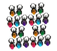 Toddmomy 20Piezas Anillos Joyería Falsa para Decoración de Halloween Accesorios para Fiestas Fiesta