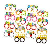 Toddmomy 24 piezas Gafas de Fiesta Divertidas para Volver Clases Accesorios para Fotomatón para Fiestas Escolares y Carnavales