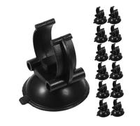 Toddmomy 25 Piezas Ventosas con Clip para Calentador Sumergible de Acuario Soporte para Tubos de Agua de Tanque de Peces Fijación Resistente para Mangueras Color Negro