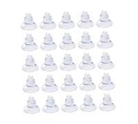 Toddmomy 25 Uds Abrazadera De Tubo De Goma para Acuario Tubo De Soporte para Tubo Calentador De Acuario Clips De Goma De Aire Clips De Tubo De Aerolínea Transparentes