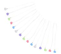 Toddmomy 25piezas Caja de Recuerdos Dentales Plástico Contenedor Hada Dientes Cuerda para Guardar Dientes Perdidos para Recuerdos Escolares