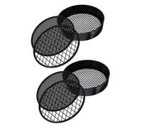 Toddmomy 2Juegos Tamices de Mano para Accesorios de Aprendizaje Escolar Herramienta Didáctica de Juguete de Plástico Portátil para Experimentos Casa y Ferias de Ciencias