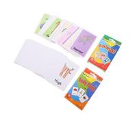 Toddmomy 2juegos Tarjetas Flash Educativas para Niño Niña Aprendizaje Animales Partes del Cuerpo Materiales para del Habla y Estimulación Cognitiva Juguetes para Desarrollo Infantil