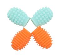 Toddmomy 2pares Baquetas Amortiguadoras de Silicona de Tapas Protectoras para Silenciar el Sonido Accesorio para Practicar Percusión Superficies Sólidas