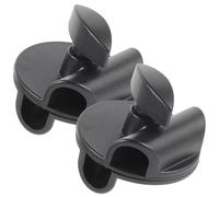 Toddmomy 2piezas Abrazadera Rotativa Para Micrófono Clip Ajustable Para Soporte De Brazo Boom Accesorios Para Montaje De Micrófono Escritorio Material Metálico y Plástico Resistente Uso Ver