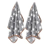 Toddmomy 2piezas Almohadilla Térmica para Perros y Gatos Cálida Estampado De Estrellas y Esponjosa Colchoneta para Dormir Cama Sofá y Jaula