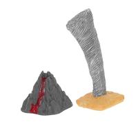 Toddmomy 2piezas Arenero De Juguete Educativo y Tornados Miniatura De Paisaje para Decoración De Mesa y Enseñanza Stem Figura De Plástico para Juguetería Temática