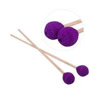Toddmomy 2piezas Baquetas De Lana Para Bombo Maza Para Batería Cabeza De Fieltro De Lana y Mango De Madera Para Instrumentos De Percusión
