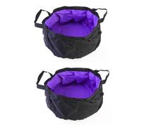 Toddmomy 2piezas Cubeta De Agua Para Camping y Senderismo Resistente Funda De Almacenamiento