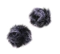 Toddmomy 2piezas Funda De Felpa Prueba De Viento Antisalpicaduras Resistente Al Viento Protector Para Micrófono Práctica De Grabación o Podcast