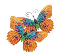 Toddmomy 2piezas Mariposas De Metal Decoración Pared Metal Hierro Forjado Decoración