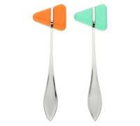 Toddmomy 2piezas Martillo de Reflejos Neurológico Triangular Kit Mango de Aleación de Zinc Resistente Diseño Ergonómico para Preciso y Comodidad del Paciente Exámenes Color Color Aleatorio