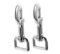 Toddmomy 2piezas Mosquetones De Metal para Correa De Perro Ganchos De Resorte para Accesorios De Mascotas Clips De Conexión para Correa y Cuerda De Perro