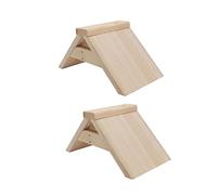 Toddmomy 2piezas Percha De Madera Maciza para Soporte para Mascotas Duradero para Palomares