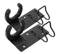 Toddmomy 2piezas Percha Para Micrófono De Metal Soportes Para Colgar La Pared Gancho Para Micrófono Inalámbrico Para Ktv y Usos Domésticos