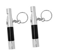 Toddmomy 2piezas Silbato De Supervivencia Multifuncional con Brújula y Linterna para Camping Senderismo y Actividades Al Aire Accesorio De Emergencia y Portátil