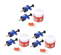 Toddmomy 3 Juegos De Clip De Cebo De Gusano Rojo Multiusos Perchas De Clip Perchas Portátiles para Ropa Abrazaderas para Atrapar Gusanos Rojos Multiherramientas Estante Portátil para