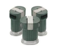 Toddmomy 3 Mini contenedores de Basura, Accesorios de simulación de Cubos de Basura para micropaisajes, decoración de Casas de muñecas, Accesorios para dioramas y decoración de mesas de Arena.