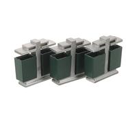 Toddmomy 3 Mini contenedores de Basura, Accesorios de simulación de Cubos de Basura para micropaisajes, decoración de Casas de muñecas, Accesorios para dioramas y decoración de mesas de Arena.