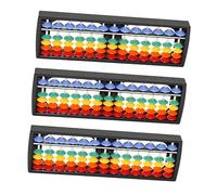 Toddmomy 3 Piezas 13 Ábaco de plástico talón Juguetes para ábaco de matemáticas Juguete de cálculo para Abaco Chino para ábaco de enseñanza Juguetes aritméticos
