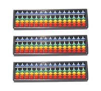Toddmomy 3 Piezas Abaco Infantil de Dígitos Color para Juguete Educativo de Aritmética Desarrollo Mental y Aprendizaje