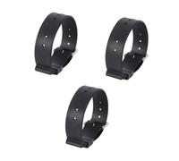 Toddmomy 3 Piezas Correa perforada con brújula luminosa subacuática brújula de muñeca banda muñequera pulsera de repuesto pulsera wrist wraps wristband Correa de reloj Black