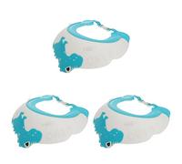 Toddmomy 3 Piezas Gorra De Protección Auditiva De Champú Sombrero De Champú Para Niños Baño Infantil Ducha De Champú Gorra Con Visera De Champú Orejeras Ajustable Niño Pequeño Tipe