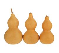 Toddmomy 3 Unids Natural Calabaza Adornos Feng Shui Wu Lou LOU Figurines Hu Lu Calabaza Estatua DIY Calabaza Artesanía Decoración para La Buena Suerte Atraer Riqueza