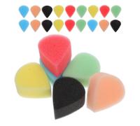 Toddmomy 30 Esponjas Faciales para Maquillaje Infantil Forma de Lágrima, Esponjas de Pintura Reutilizables Alta Absorción para Clases Creativas y Escuelas