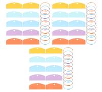 Toddmomy 30 Juegos de Fundas Protectoras Reutilizables para Tarjetas yoto Player, Estuches de Plástico con anilla, almacenamiento portátil de Tarjetas de audio y Cuentos, accesorios de Viaje y Hogar