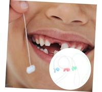 Toddmomy 30 Piezas Unidades Caja Almacenamiento Dientes Leche para Compartimento Sellado y Cordón Portátil Organizador Recuerdo Dientes de Niña Unisex Colores Rosa Azul y Verde
