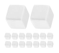 Toddmomy 36 Piezas de Bloque Mineral Masticable para Reptiles y Tortugas, Calcio y Elementos Traza, Mineral Natural Blanco para Salud y Fuerza