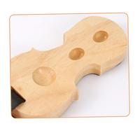 Toddmomy 3agujeros Alfombrilla Antideslizante Para Violonchelo Tope De Punta De Madera Maciza Soporte De Anclaje Para Violonchelo Protector De Suelo Para Escenario De Práctica