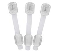 Toddmomy 3Piezas Cerraduras de Seguridad para Bebés Pestillos Adhesivos Fuertes para Armarios Instalación Sin Perforación Protección Infantil para Muebles
