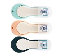 Toddmomy 3piezas Cortaúñas Para Bebés De Cortaúñas Seguro Para Recién Nacidos y Cuidado De Uñas Infantil Diseño De Protección Contra Cortes